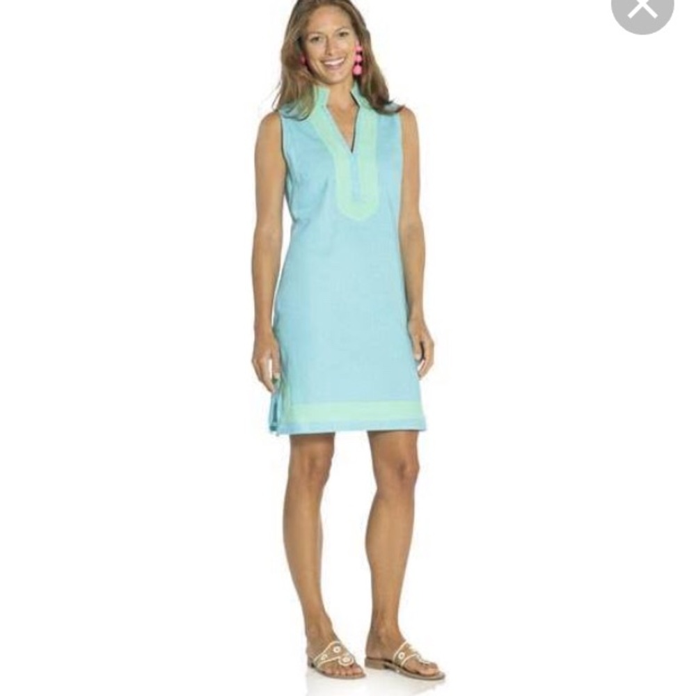 Sail to Sable tunic dress. Color ocean.